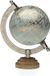 Versa Wereldbol Wit Acryl Hout 10 x 18 x 12 cm