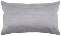 Merkloos Stof Textile sierkussen Bea - lichtgrijs - 30 x 50 cm