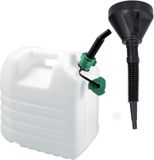 EDA Brandstof jerrycan - wit - kunststof - 20 liters