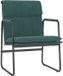 vidaXL Loungestoel 55x64x80 cm stof donkergroen