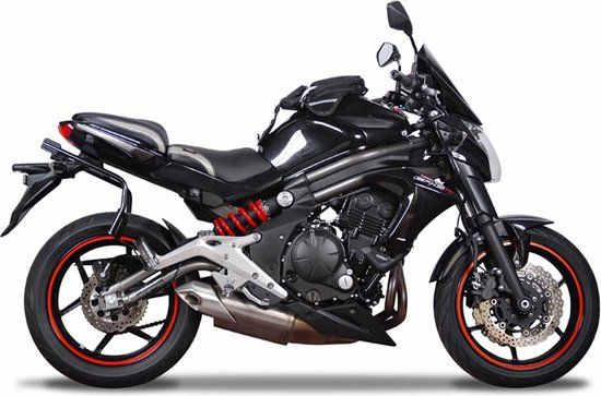 Shad Support valise latérale pour moto Kawasaki 650 Er6-N K0ER62IF 3P SYSTEM Noir
