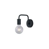 WatioWave Wandlamp DIALLO zwart E27