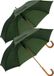 Merkloos / Sans marque Rainmaster Paraplu met Houten Handvat - 2x - Donkergroen - Diameter 103 cm
