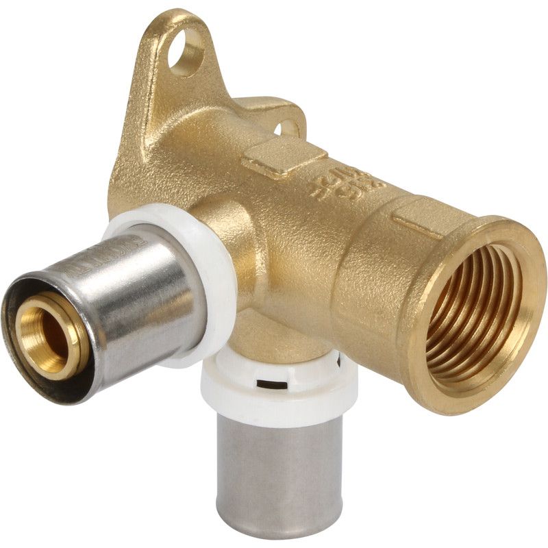 Fixomultix pers muurplaat dubbel 16x1/2"x16mm