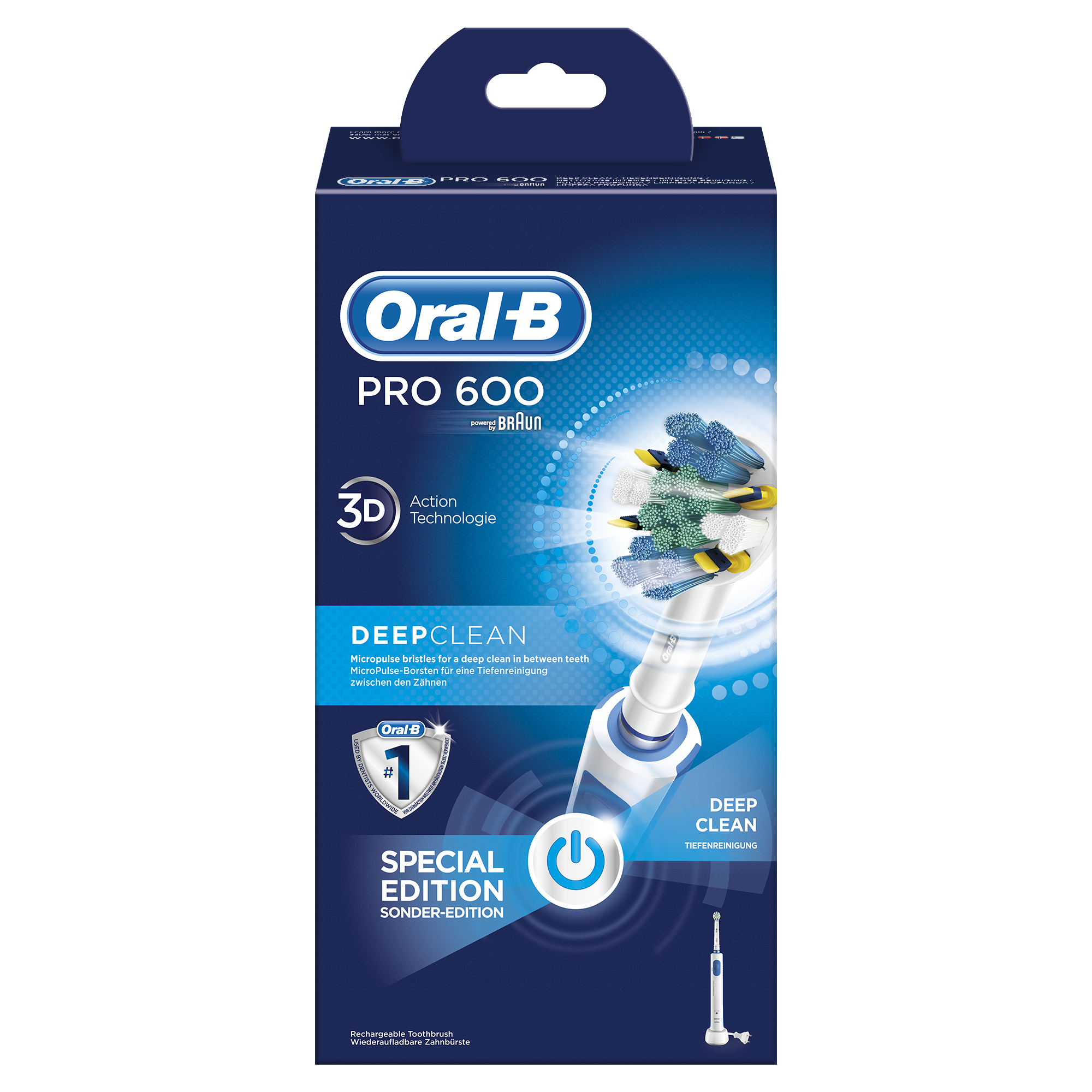 OralB Professional Care 600 Floss Action Elektrische Tandenborstel wit