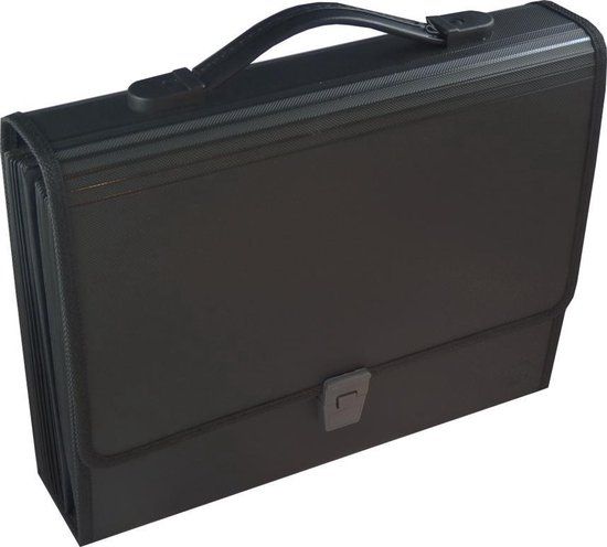 EXXO-HFP Vakkenmap - 26 Vakken - Zwart