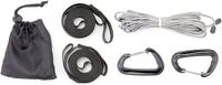 Lesovik SMUK Hammock Tree huggers Suspension set Grijs, Zwart