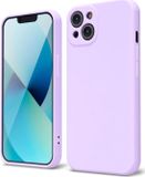 Selected by GSMpunt.nl Hoesje met Camera Bescherming Geschikt voor Apple iPhone 13 | Back Cover | Dun | Flexibel TPU | Lila