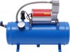 Compresseur d'air 12V DC - Pompe à pneus de voiture - régulation automatique de la pression 90/120 psi - réservoir de 6 litres - convient aux pneus de voiture et de moto