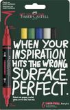 Faber-Castell Acrylmarker Multimark - 6 stuks Basic kartonetui