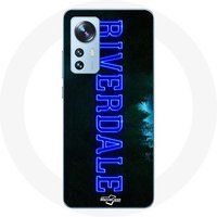 Maniacase Hoesje voor Xiaomi Mi 12 / 12X Riverdale Series Logo blauw
