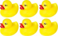Duckiez Badeendjes - 30x stuks - geel - kunststof - 4,5 cm - badspeelgoed