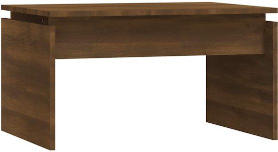 vidaXL Salontafel 68x50x38 cm bewerkt hout bruin eikenkleur