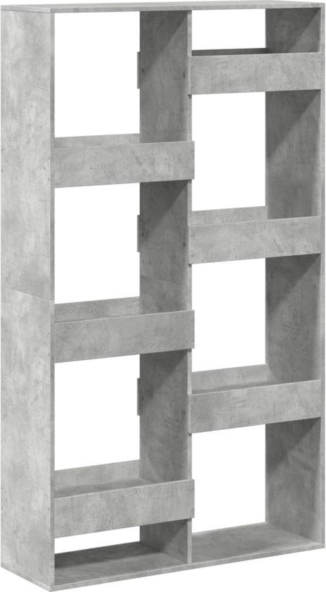 vidaXL Boekenkast 100x33x175 cm bewerkt hout betongrijs