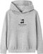 NAME IT NKFOSANNE LS NREG SWEAT WH BRU BOX - Mädchen - Pullover - Baumwolle - Grey Melange - Größe 116