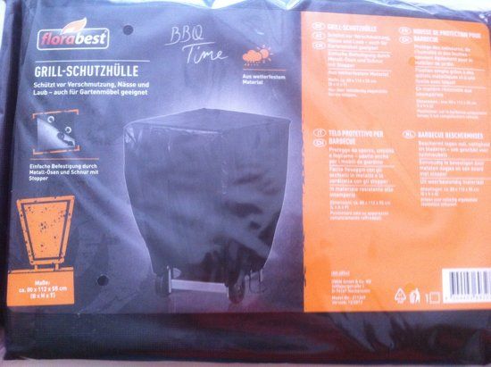 Florabest Barbecue beschermhoes 80x112x55cm