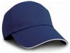 Result Herringbone Cap With Sandwich Peak RH38 - Navy/White - One size
