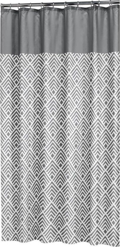 Sealskin Angoli Douchegordijn - 180x200 cm - Grijs - Polyester
