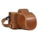 MegaGear Ever Ready cameratas, tas voor Canon PowerShot G5 X G5X digitale camera (donkerbruin, PU-leer)