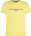 Tommy Hilfiger Tommy Logo Tee - Heren T-shirt Korte Mouw O-Hals - Lichtgeel