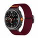 Samsung Galaxy Watch 8 Classic 46mm Nylon Loop bandje - Bordeaux