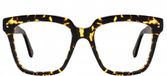 L.G.R Dakhla/O Lunettes De Vue Femme Havane Géométrique 52mm