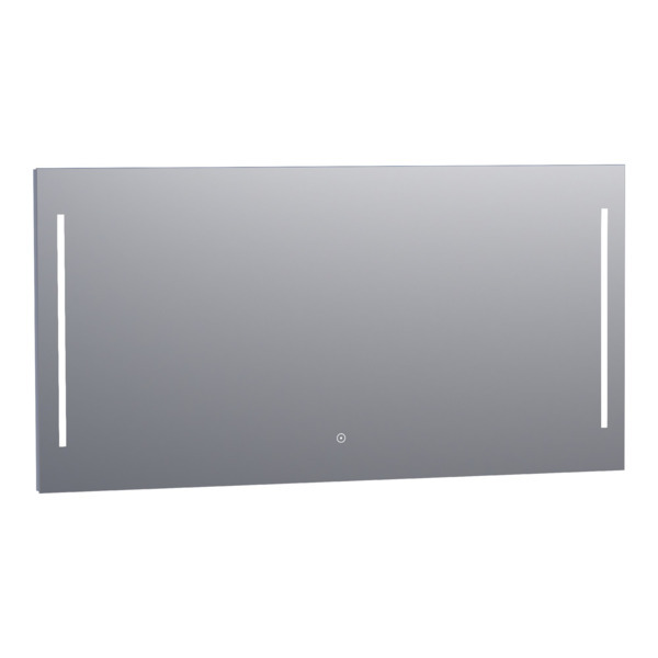 Saniclass spiegel Deline 140x70cm met verlichting aluminium 3896s