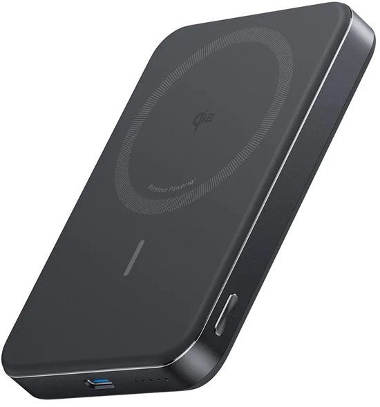 Anker MagGo Powerbank - 10.000mAh - Qi2 - 15W Draadloos - Zwart