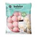 Bolsius - Drijfkaarsen - Roze - 20 Stuks - Diameter 45 mm - Brandduur 4,5 uur - Paraffine - Zonder Palmolie - Decoratieve huishoudkaarsen