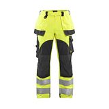 Blåkläder Multinorm werkbroek Inherent 1589-1512 - High Vis Geel/Marineblauw - C62