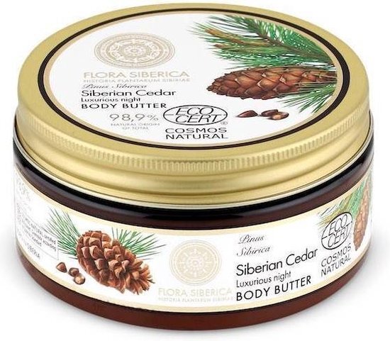 Flora Siberica Siberian Cedar Luxurious Night Body Butter, 300 ml