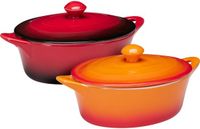 Excellent Houseware Stoofpan porselein met deksel 600ml
