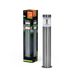 LEDVANCE ENDURA HYBRID HAGEN buitenlantaarn, hybrideverlichting, 4W, 340lm, warm witte lichtkleur, 3.000K kleurtemperatuur, edelstaal, beschermingsklasse IP44 en IP67, zonne-energie en netvoeding