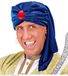 Widmann 4512M - Turban Ali baba, edelsteen, juweel, hoed, sultan, oosters