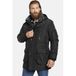 Jan Vanderstorm Parka Jas Plus Size BOTULFR Zwart
