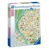 Ravensburger Puzzel: Sevilla-kaart, 1000 stukjes