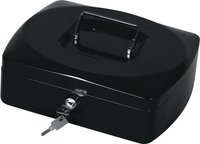 Q-CONNECT Geldkoffer - 255 x 200 x 85 mm - Zwart