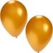 Bellatio Decorations ballonnen - 45 stuks - goud - 27 cm