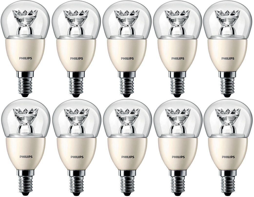 Philips LED Kogellamp E14 3.4-25W 2700K Dimbaar - 10 stuks