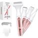 MAXGROOM ZC-T18 tondeuse multifonctionnelle pour femmes avec embouts interchangeables - blanc et rose