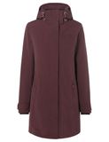 VAUDE Women's Skomer Wool Parka II, dark oak, maat 36