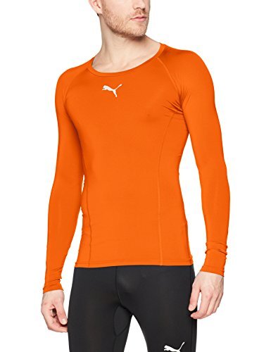 PUMA Herren, LIGA Baselayer Tee LS Shirt, Golden Poppy, M