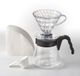 Hario V60 Coffee Dripper and Server Set 02 - Zwart