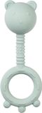Nattou SILICONE Rammelaar - Beer - 6 cm - Pastelgroen