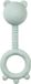 Nattou SILICONE Rammelaar - Beer - 6 cm - Pastelgroen