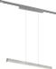 TRIO DUOLINE Up and Down - Suspension - 2 Phase - 29W - Blanc Chaud 3000K - Dimmable - Rectangle - Nickel Mat - Aluminium