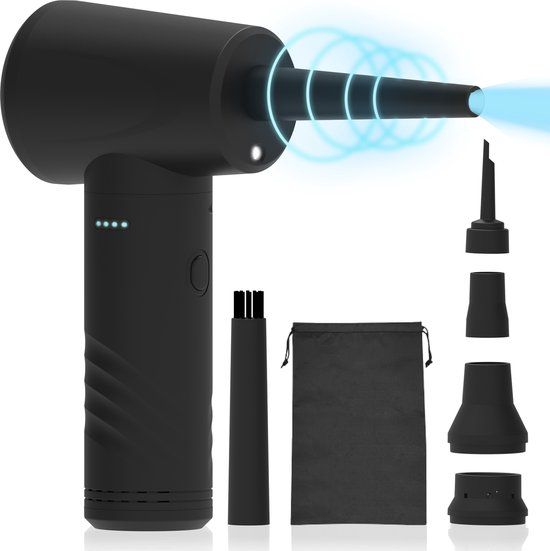Brixy 4-in-1 Air Duster - Zwart