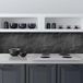 CREARREDA Keuken achterwand Spatbescherming Muursticker Zwarte Steen 190x60cm