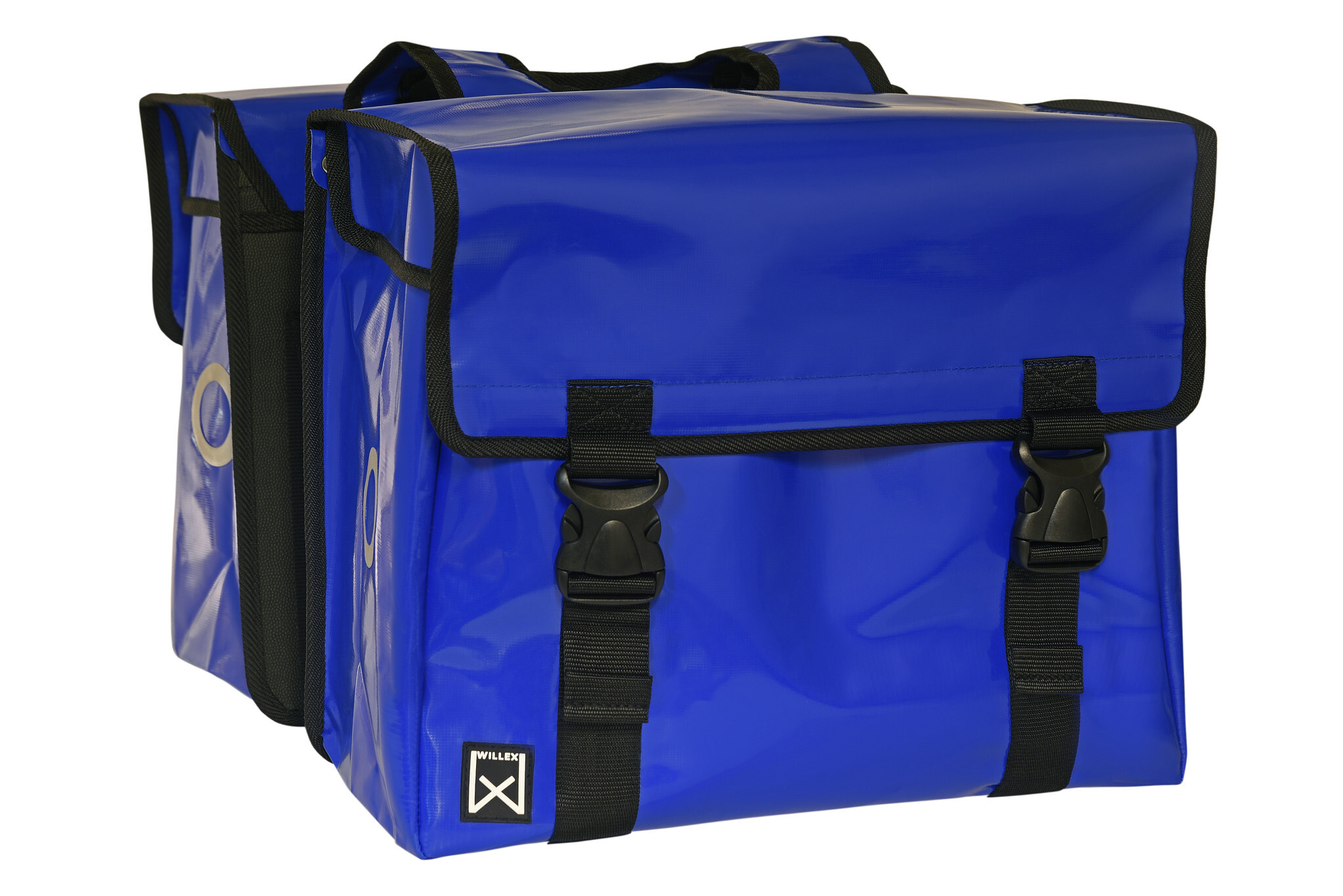 WILLEX Dubbele fietstas Bisonyl 40L Blauw