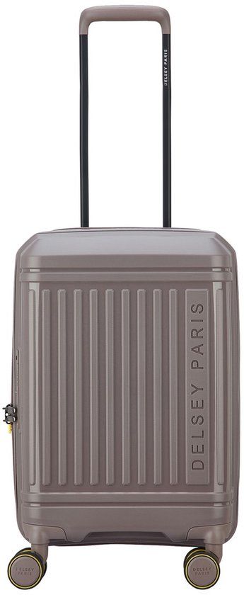 Delsey Lutece SE Handbagage Spinner 55 cm - Uitbreidbaar 34/37 liter - 55x35x23/25 cm - bruin